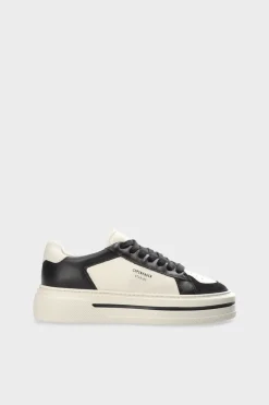 CPH181 Leather Mix Black/cream Beige