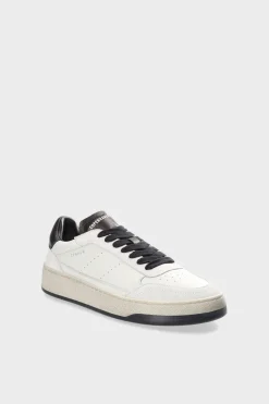 CPH27 Leather Mix White/black