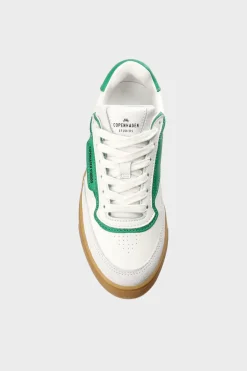 CPH90 Leather Mix White/green/caramel