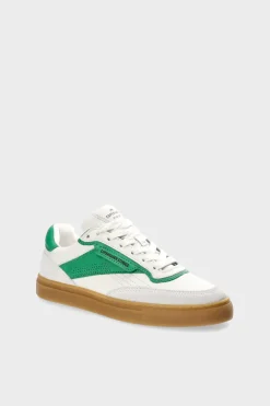 CPH90 Leather Mix White/green/caramel