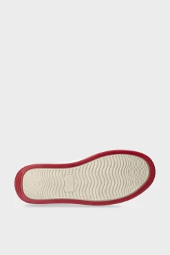 CPH27 Leather Mix White/red