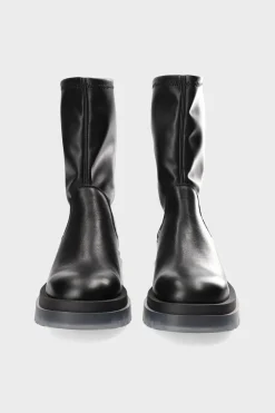 CPH1006 Leather/vegan Stretch Black/clear