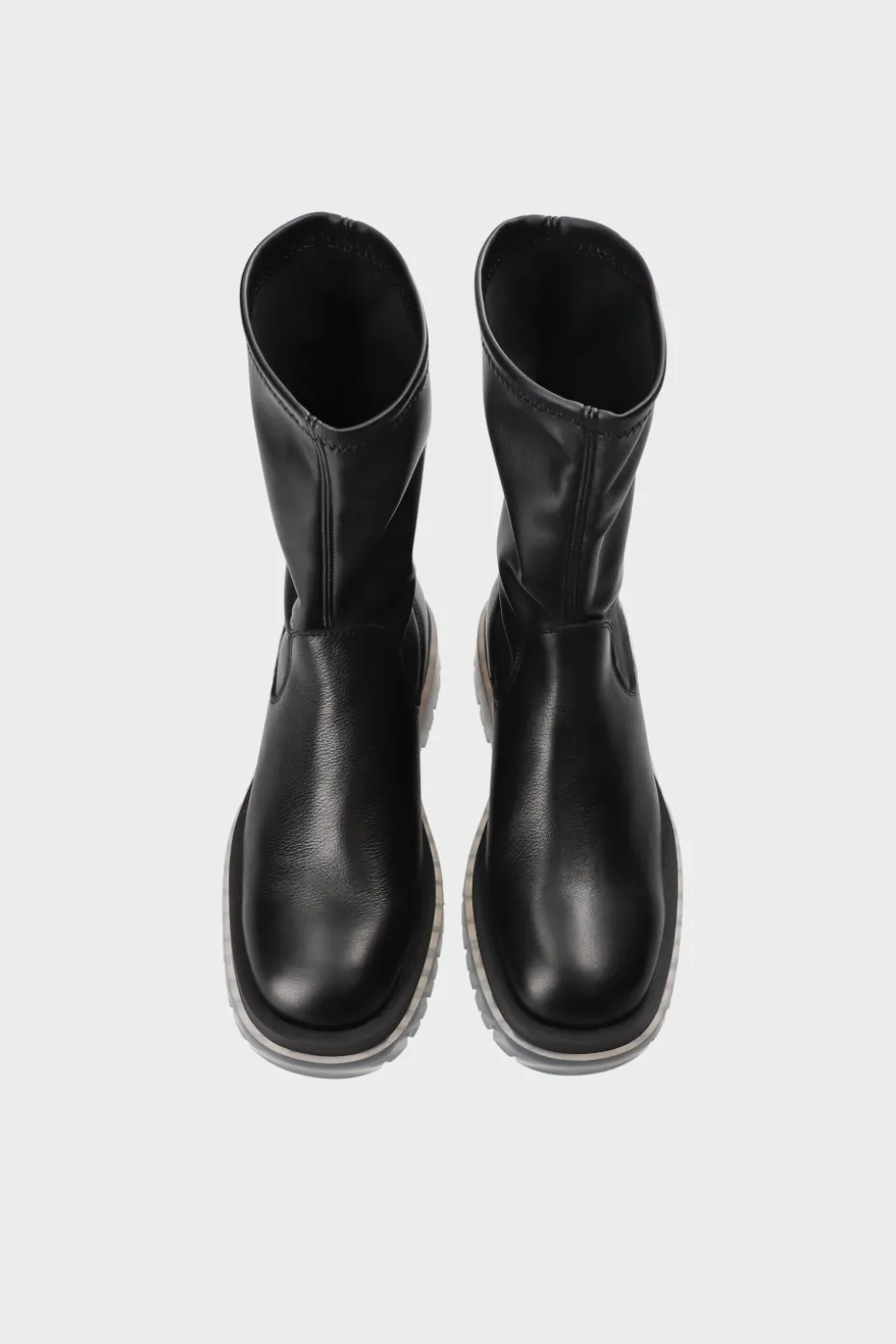 CPH1006 Leather/vegan Stretch Black/clear