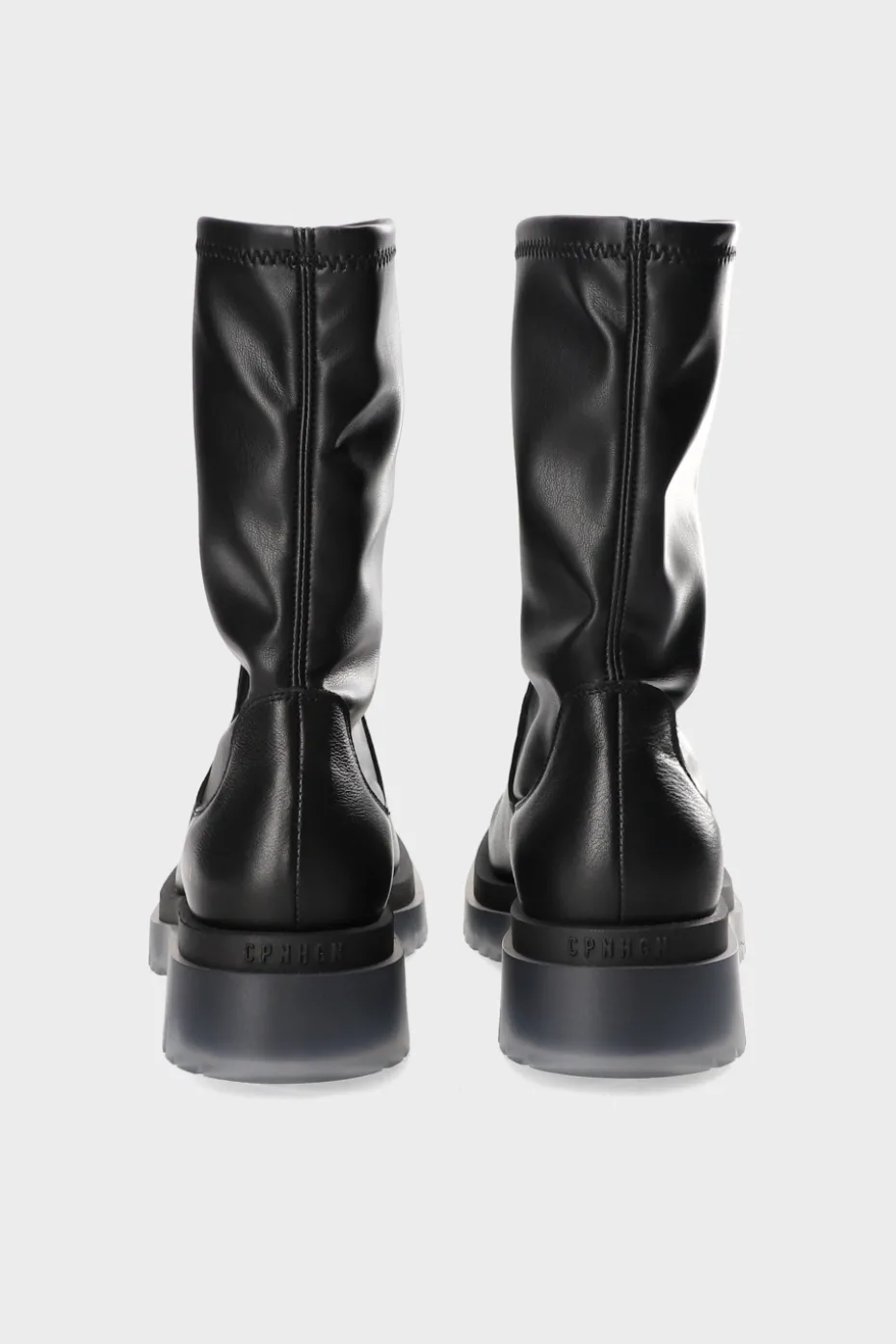 CPH1006 Leather/vegan Stretch Black/clear