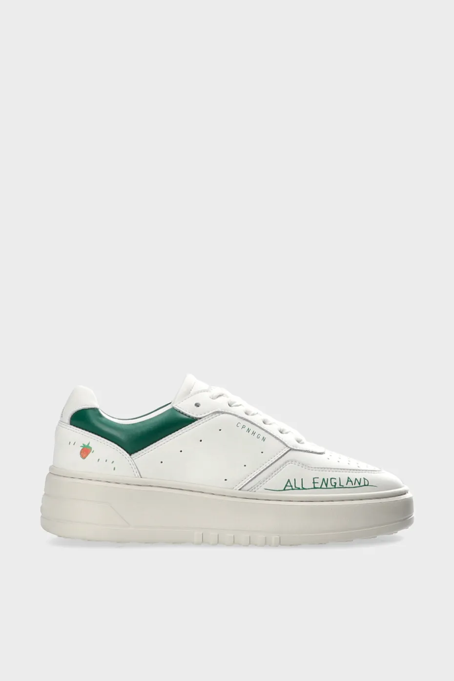 CPH LONDON Leather White/green