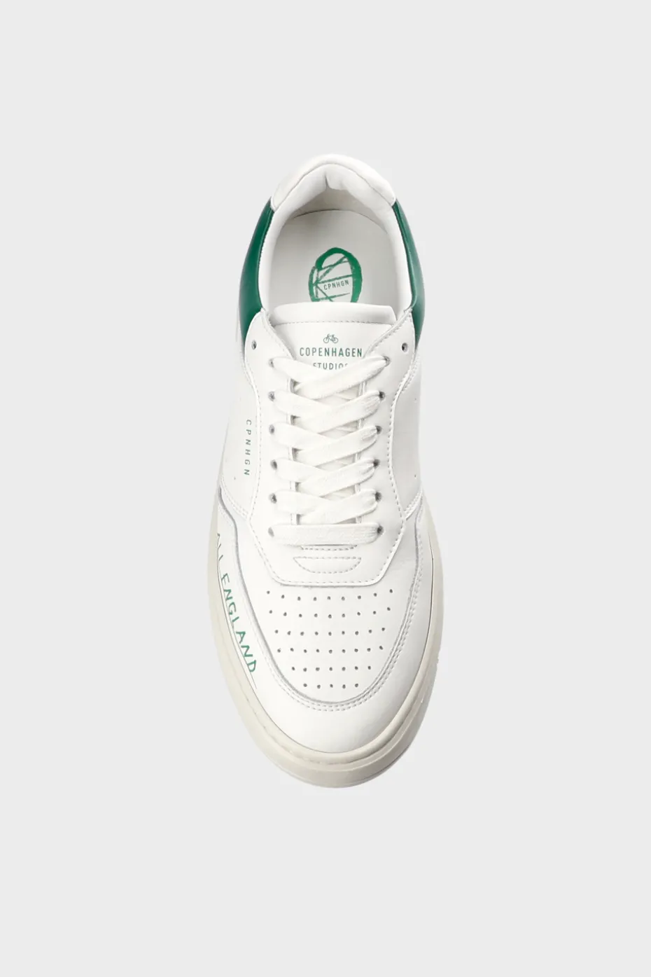 CPH LONDON Leather White/green