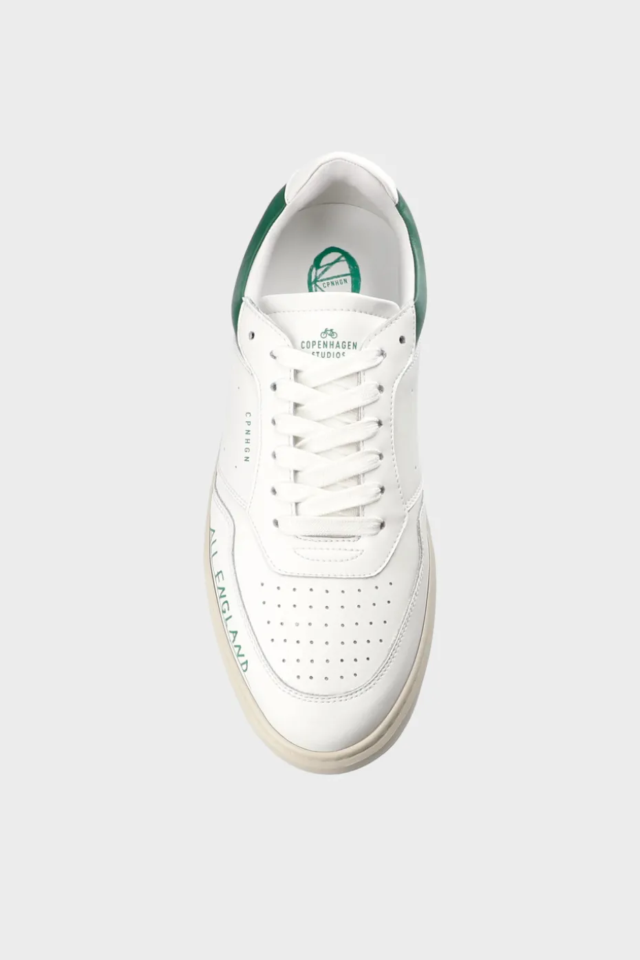 CPH LONDON M Leather White/green