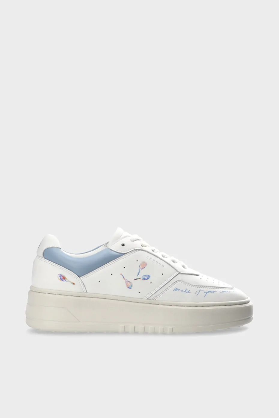 CPH MELBOURNE Leather White/light Blue