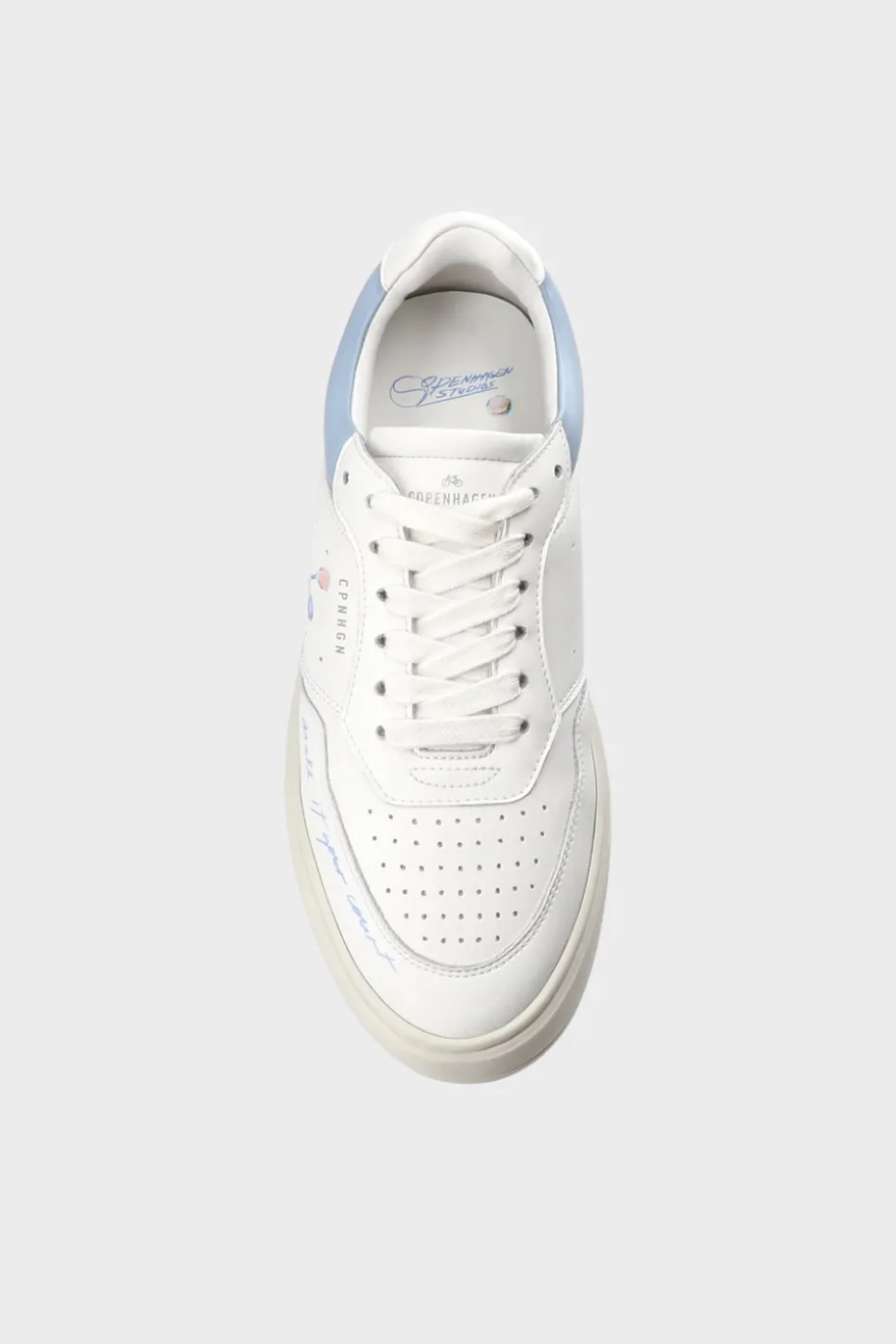 CPH MELBOURNE Leather White/light Blue