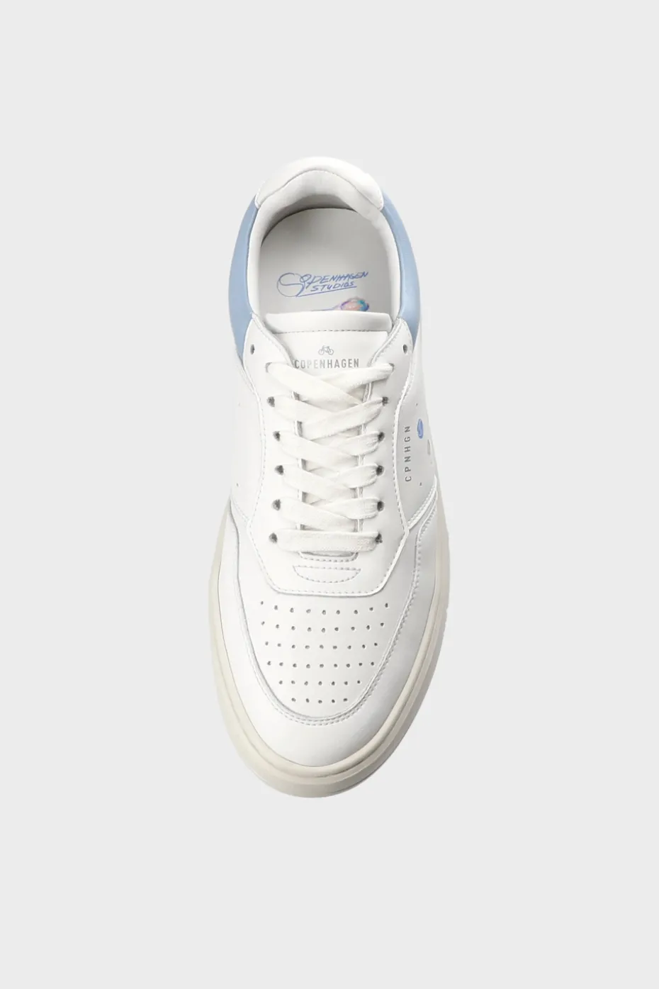 CPH MELBOURNE Leather White/light Blue