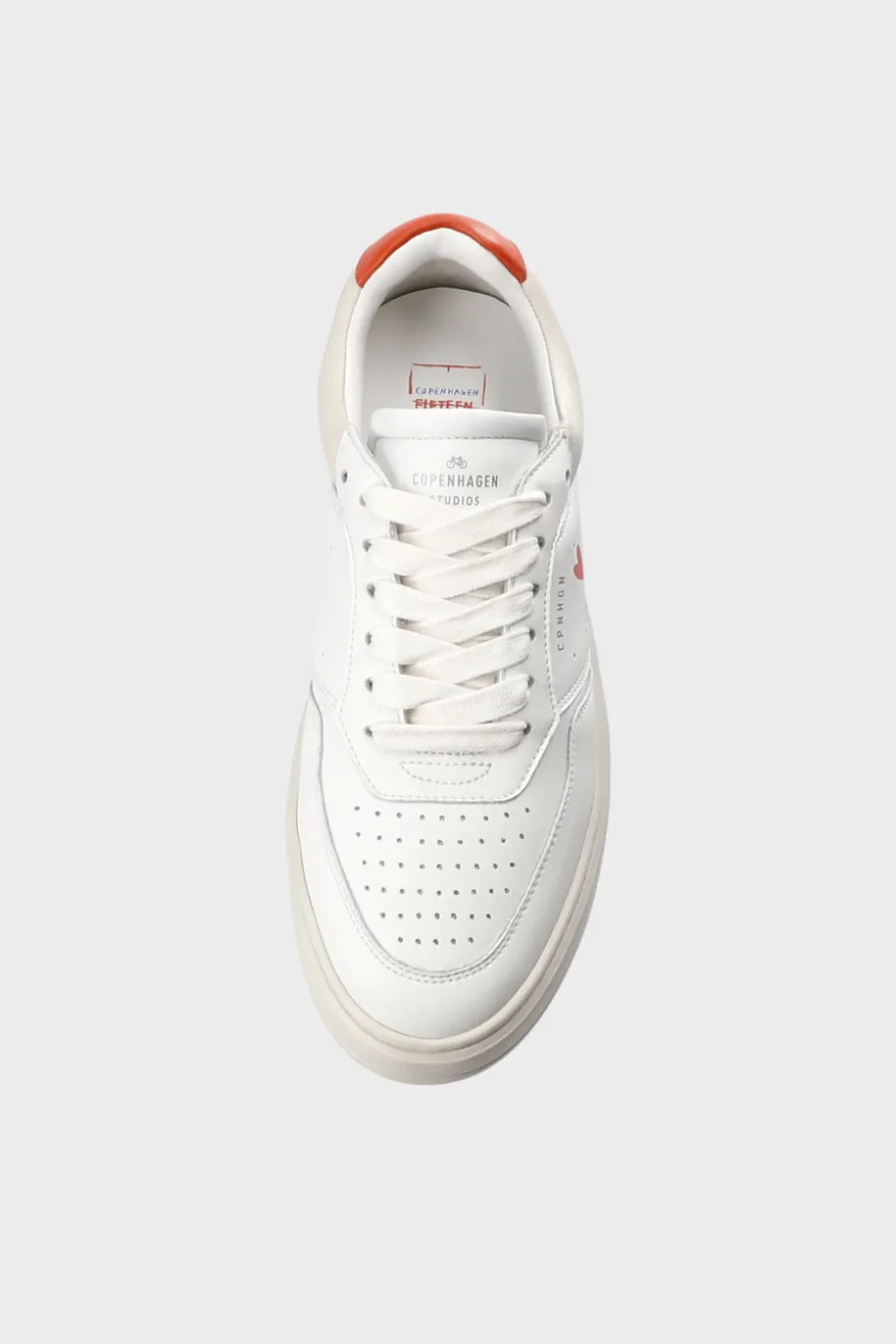 CPH PARIS Leather White/orange