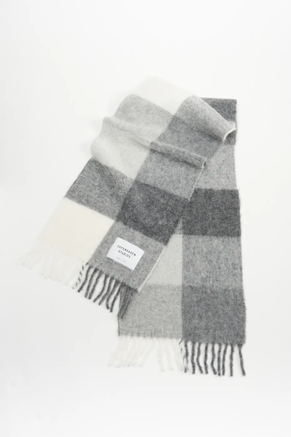 CPH SHAWL 4 Wool Mix Grey Melange