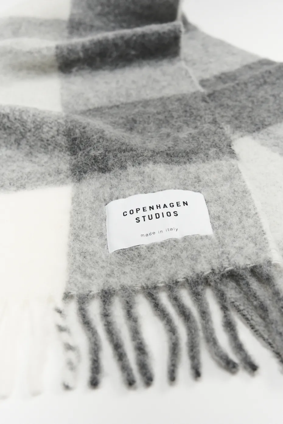 CPH SHAWL 4 Wool Mix Grey Melange