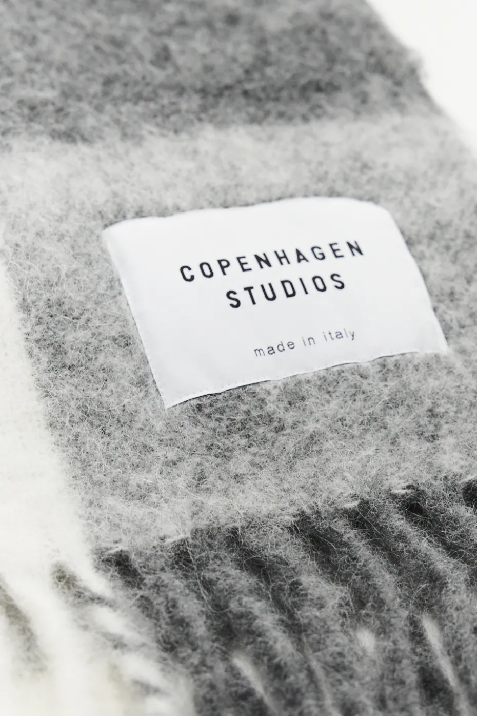 CPH SHAWL 4 Wool Mix Grey Melange