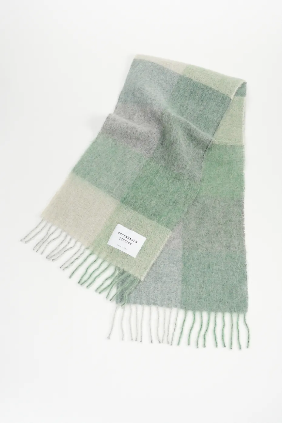 CPH SHAWL 4 Wool Mix Jade Green