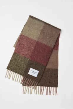 CPH SHAWL 4 Wool Mix Rose/brown