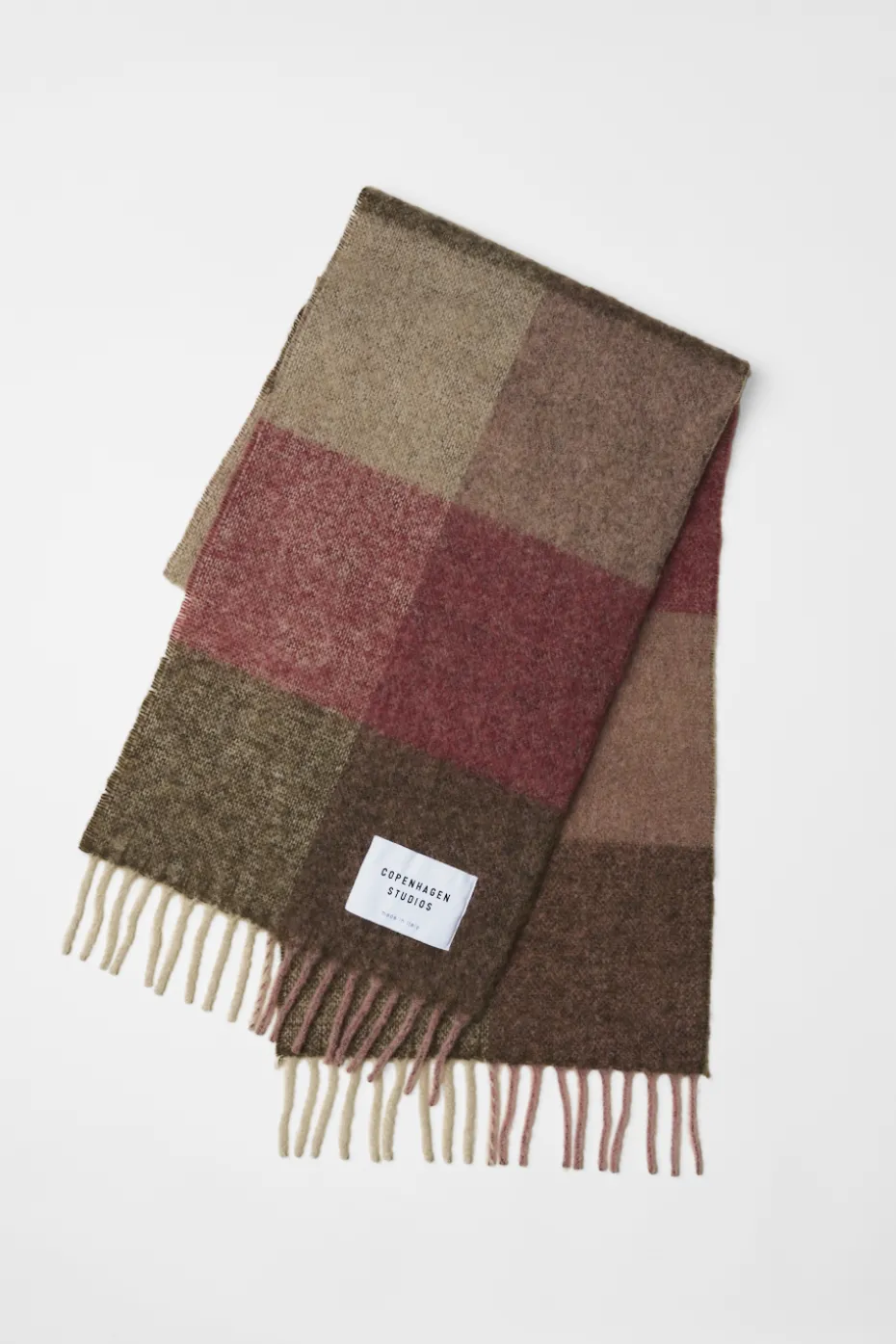 CPH SHAWL 4 Wool Mix Rose/brown
