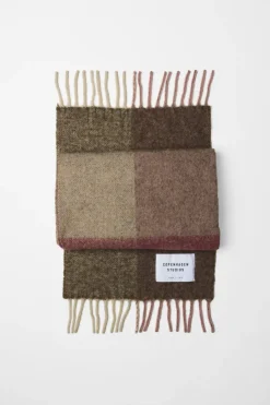CPH SHAWL 4 Wool Mix Rose/brown