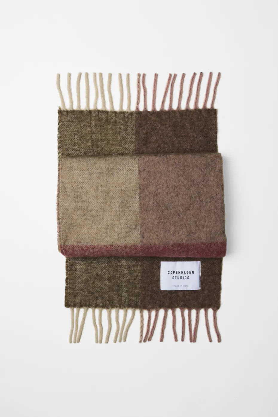 CPH SHAWL 4 Wool Mix Rose/brown