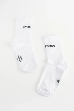 CPH SOCKS 1 Cotton Blend White