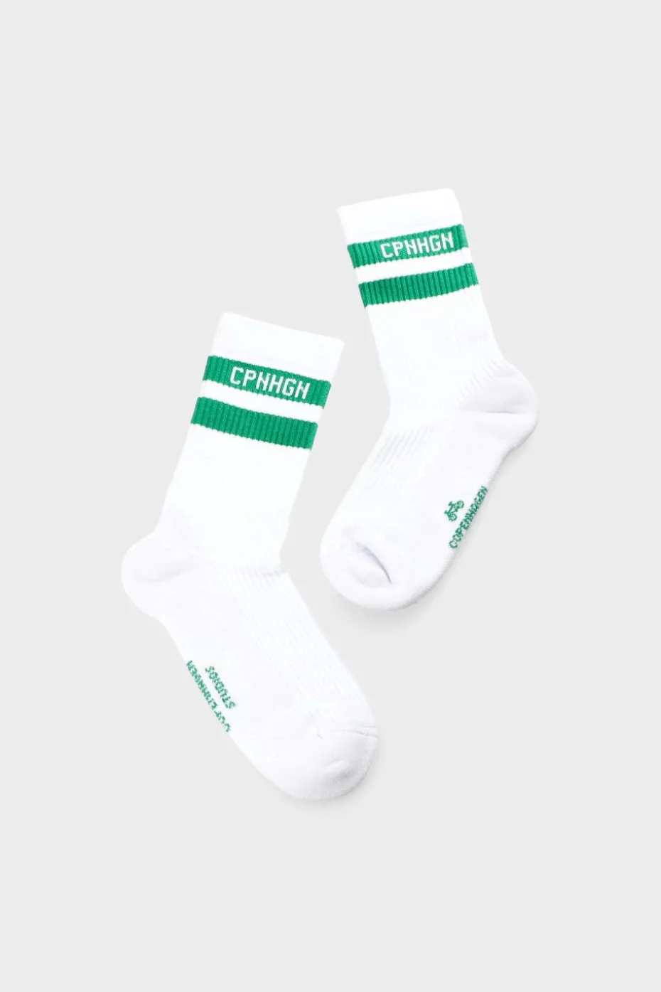 CPH SOCKS 3 Cotton Blend White/green