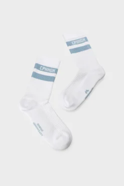 CPH SOCKS 3 Cotton Blend White/light Blue