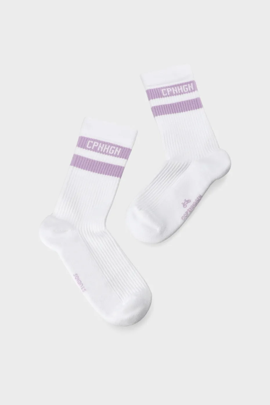 CPH SOCKS 3 Cotton Blend White/lavender