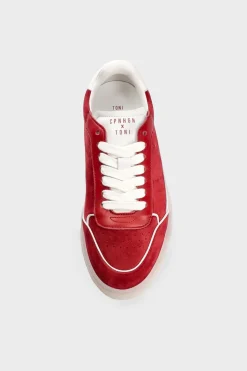 CPH253 X Toni Garrn Leather Mix Red/white