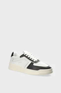CPH164M Leather Mix White/black