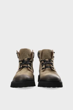CPH171M Waxed Suede Black/olive