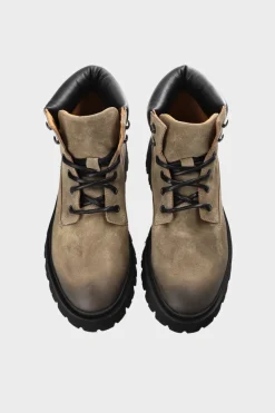 CPH171M Waxed Suede Black/olive